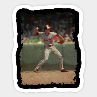 Cal Ripken Jr. in Baltimore Orioles, 1983 - 1991 Sticker